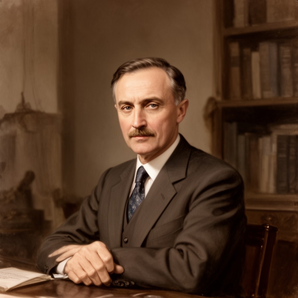 AI-generated illustration of President of the Republic of Poland in exile
