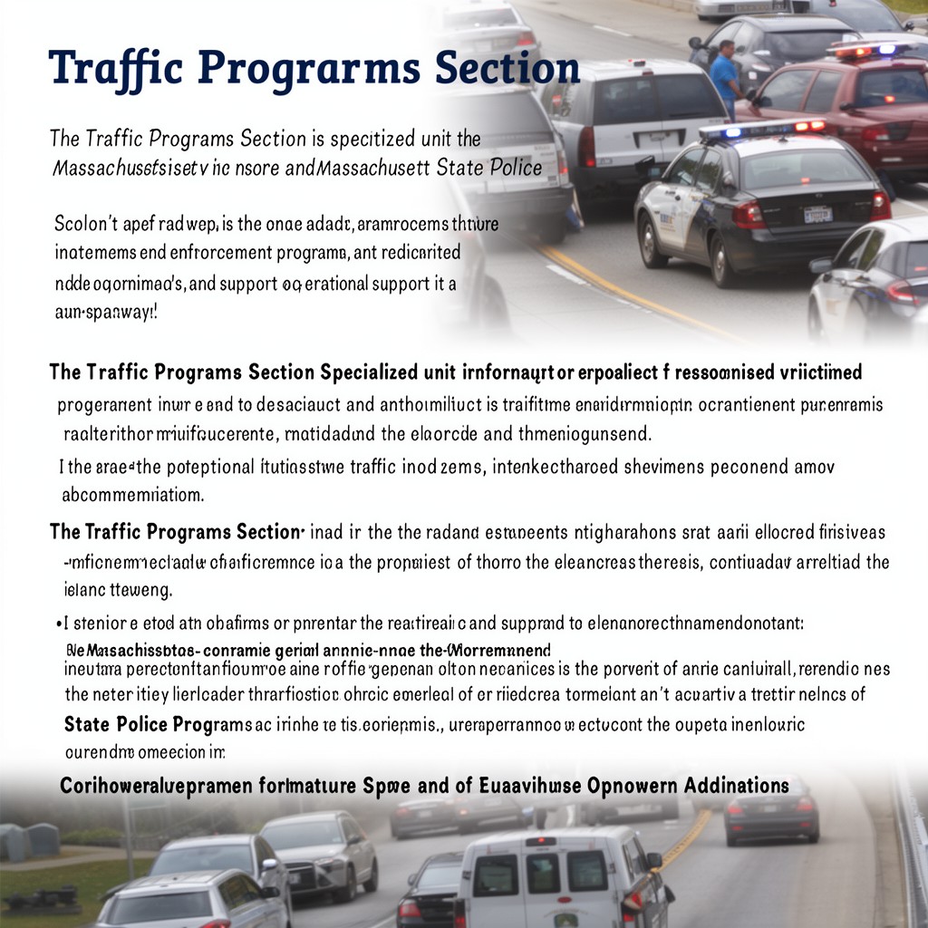 AI-generated illustration of Traffic Programs Section