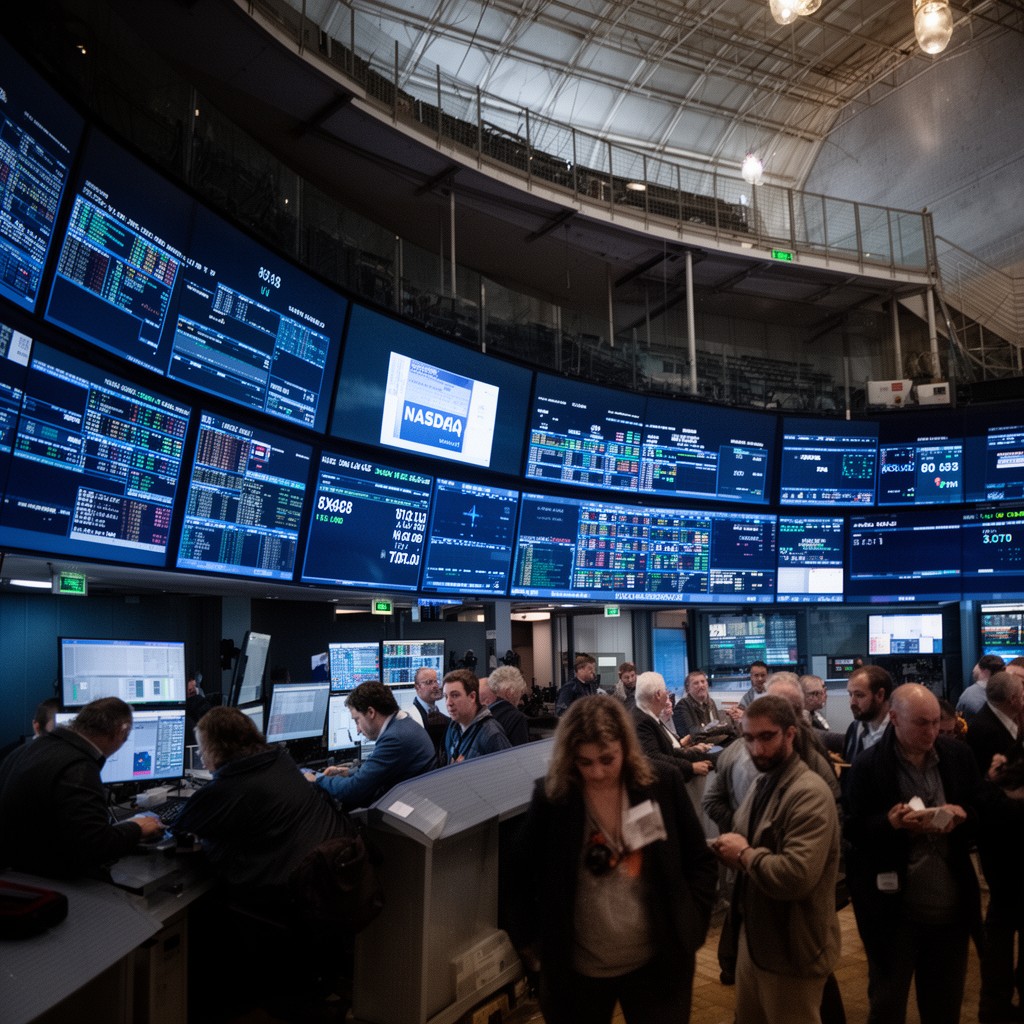 AI-generated illustration of NASDAQ
