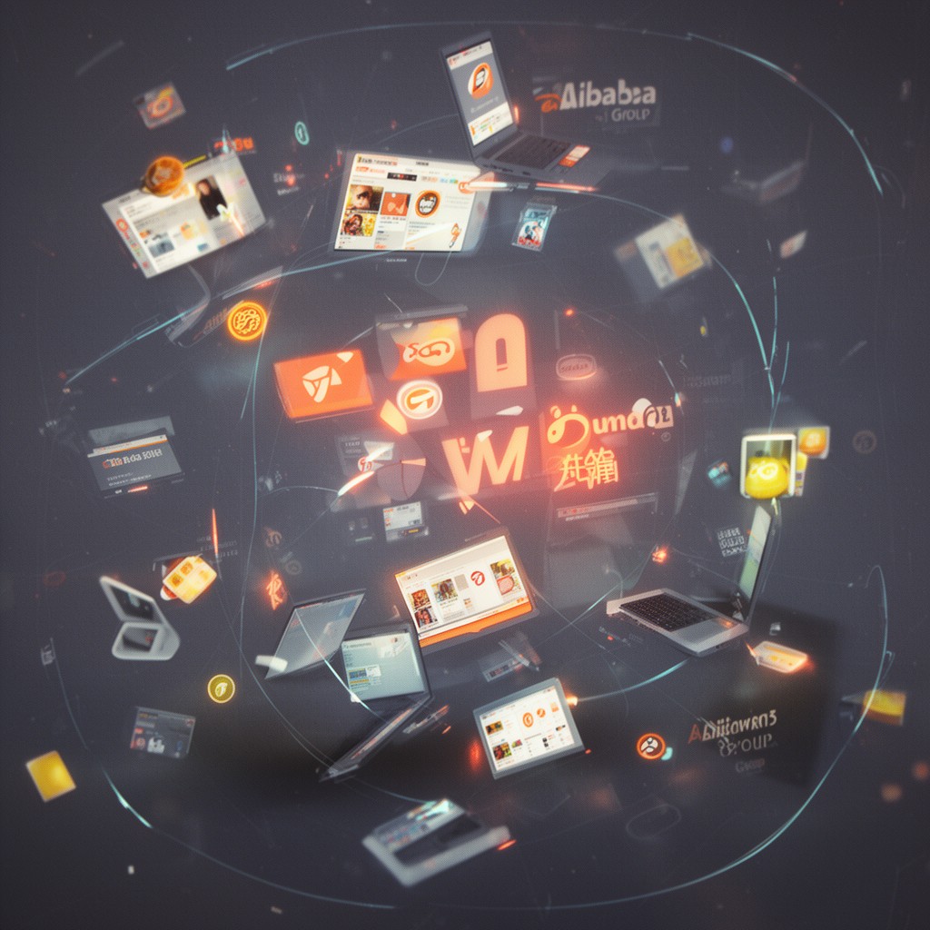 AI-generated illustration of Alibaba Group