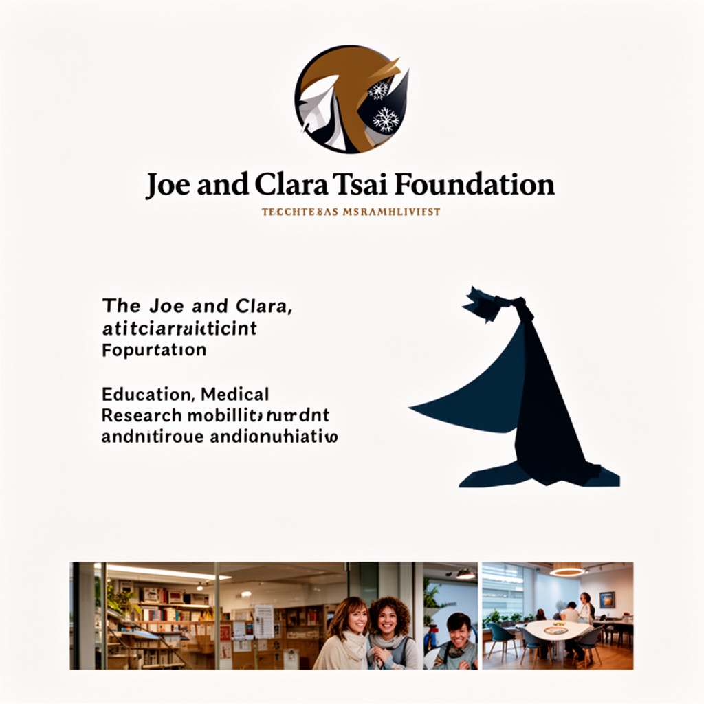 AI-generated illustration of Joe and Clara Tsai Foundation