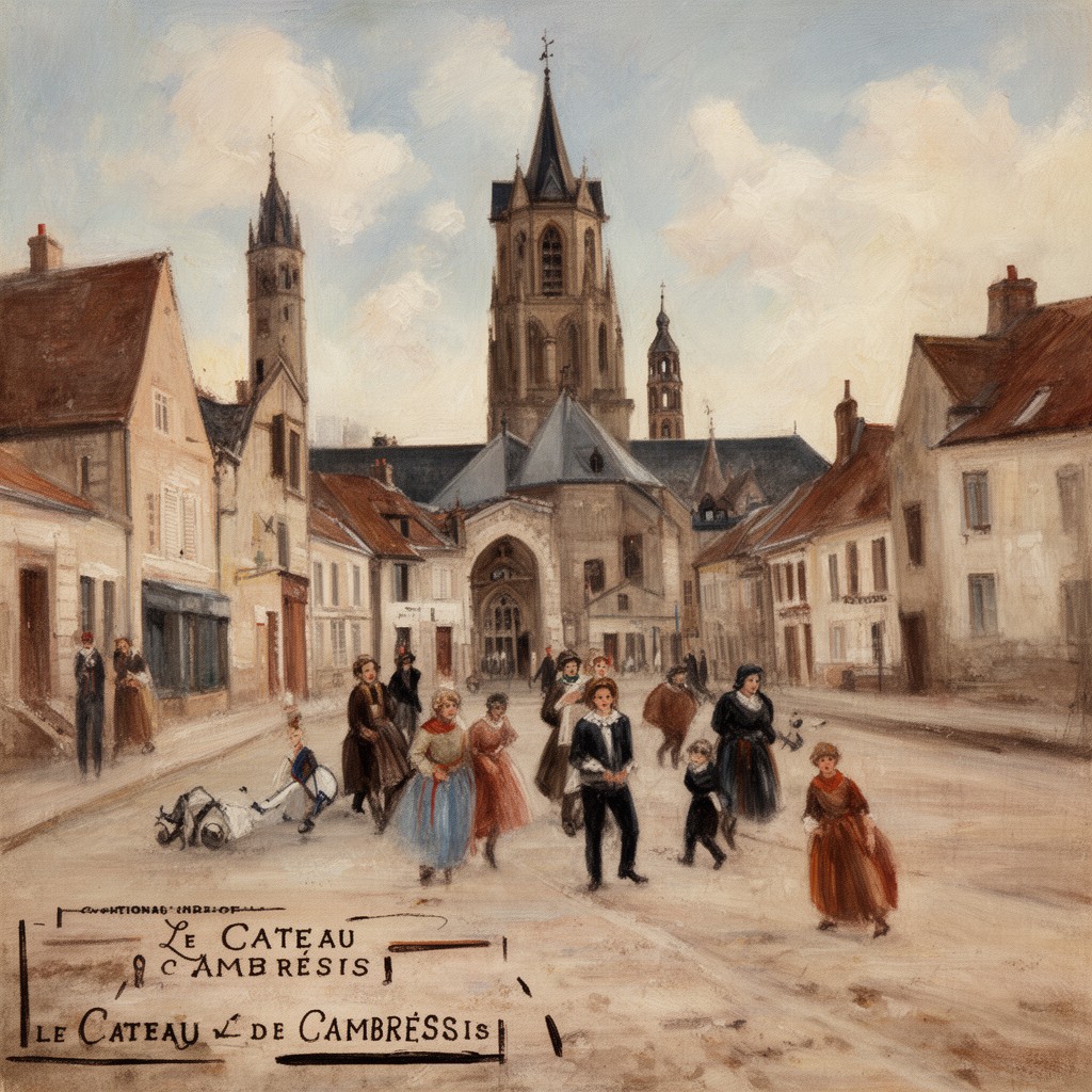 AI-generated illustration of Le Cateau-Cambrésis