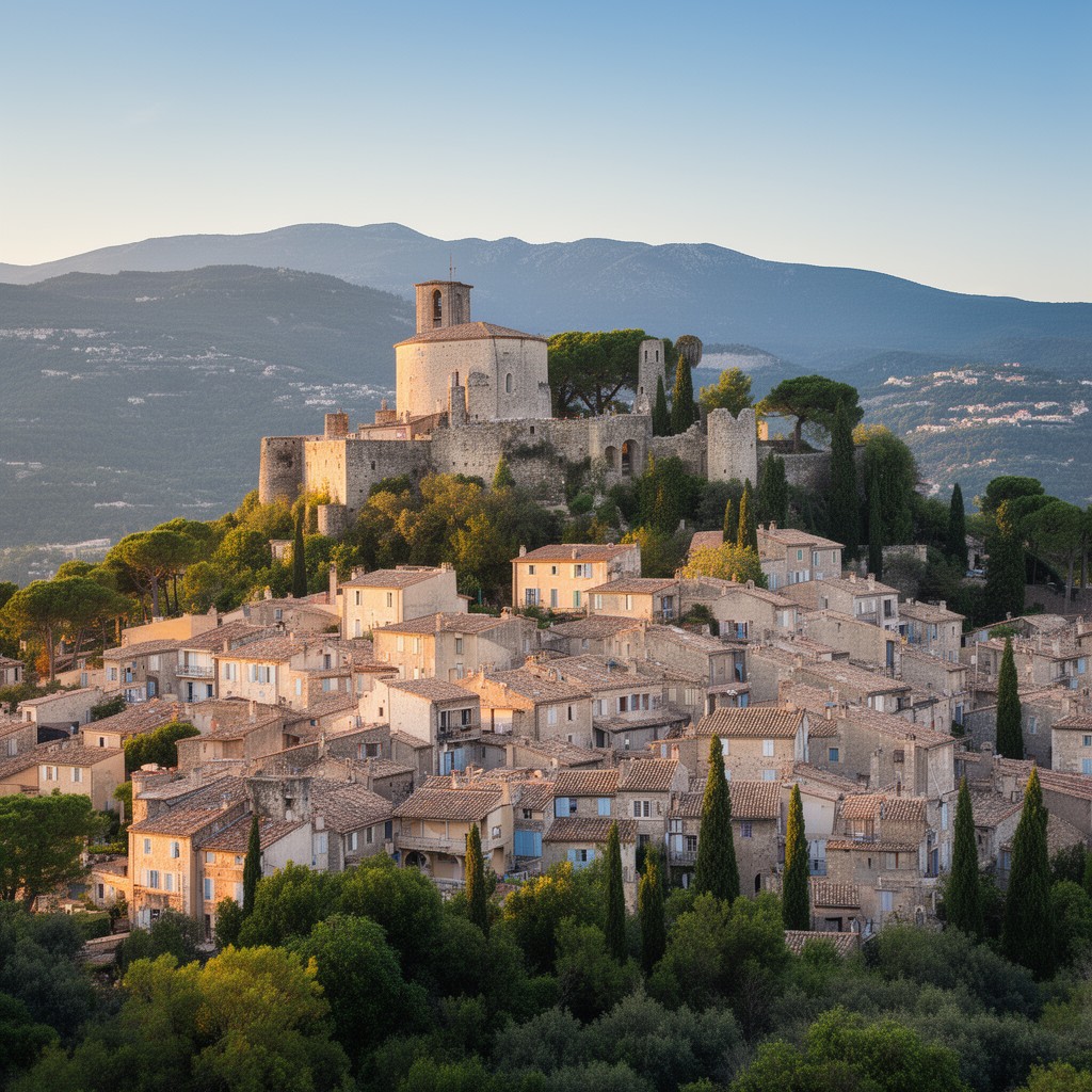 AI-generated illustration of Vence