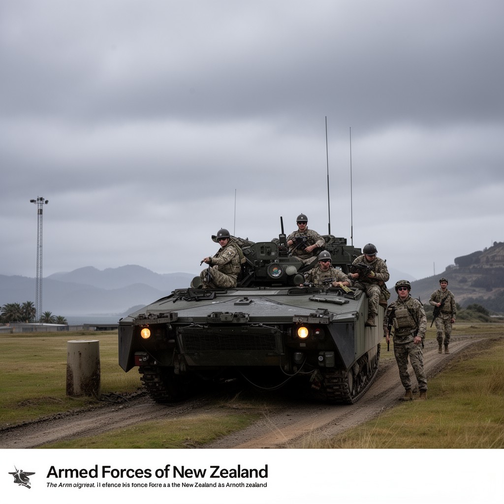 AI-generated illustration of Armed Forces of New Zealand