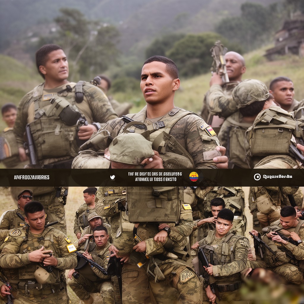 AI-generated illustration of Armed Forces of Colombia
