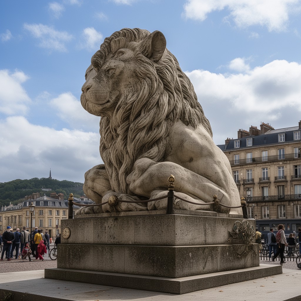 AI-generated illustration of Lion of Belfort