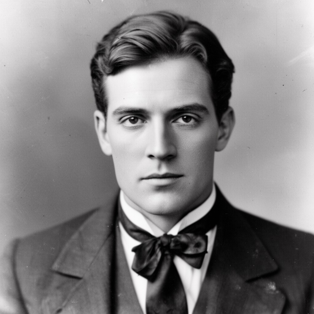 AI-generated illustration of Tyrone Power Sr.