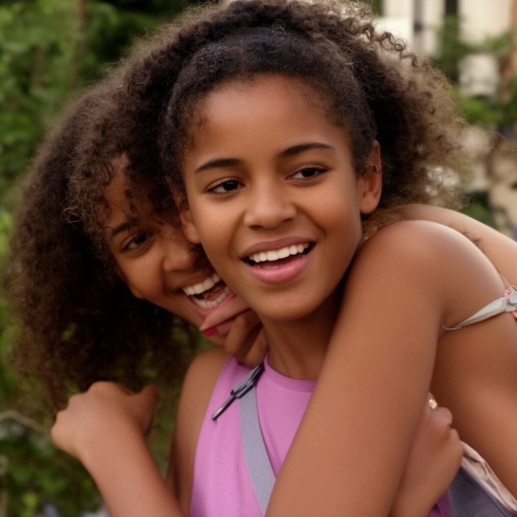 AI-generated illustration of Malia Obama