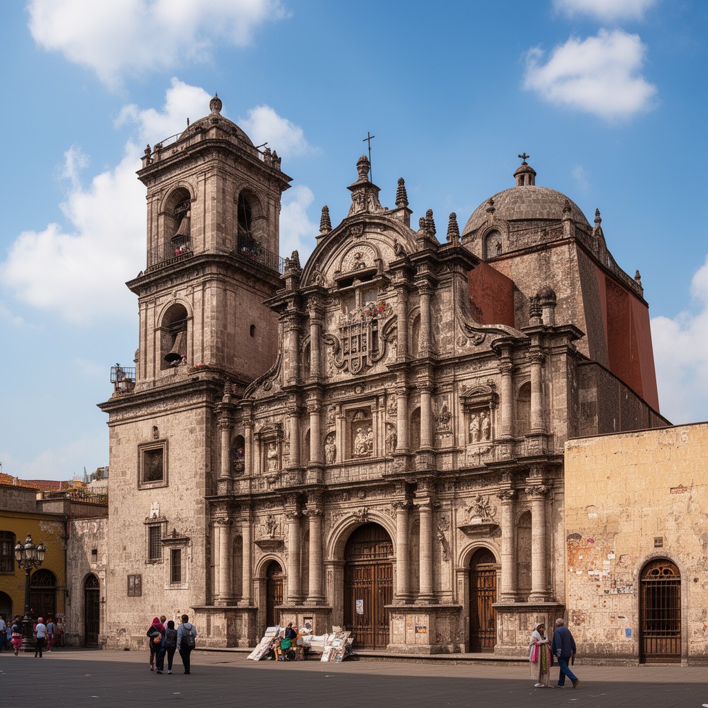 AI-generated illustration of Parroquia San Juan Bautista