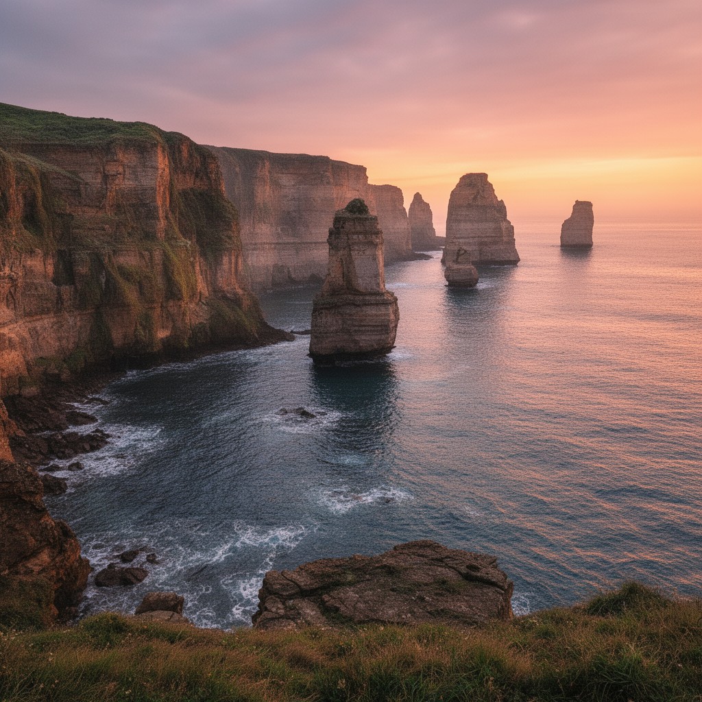 AI-generated illustration of Twelve Apostles