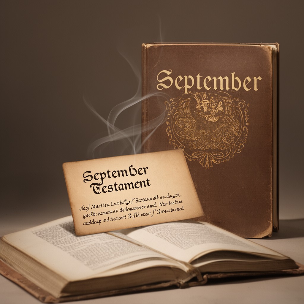 AI-generated illustration of September Testament