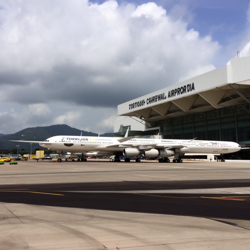AI-generated illustration of Torrijos–Tocumen Airport