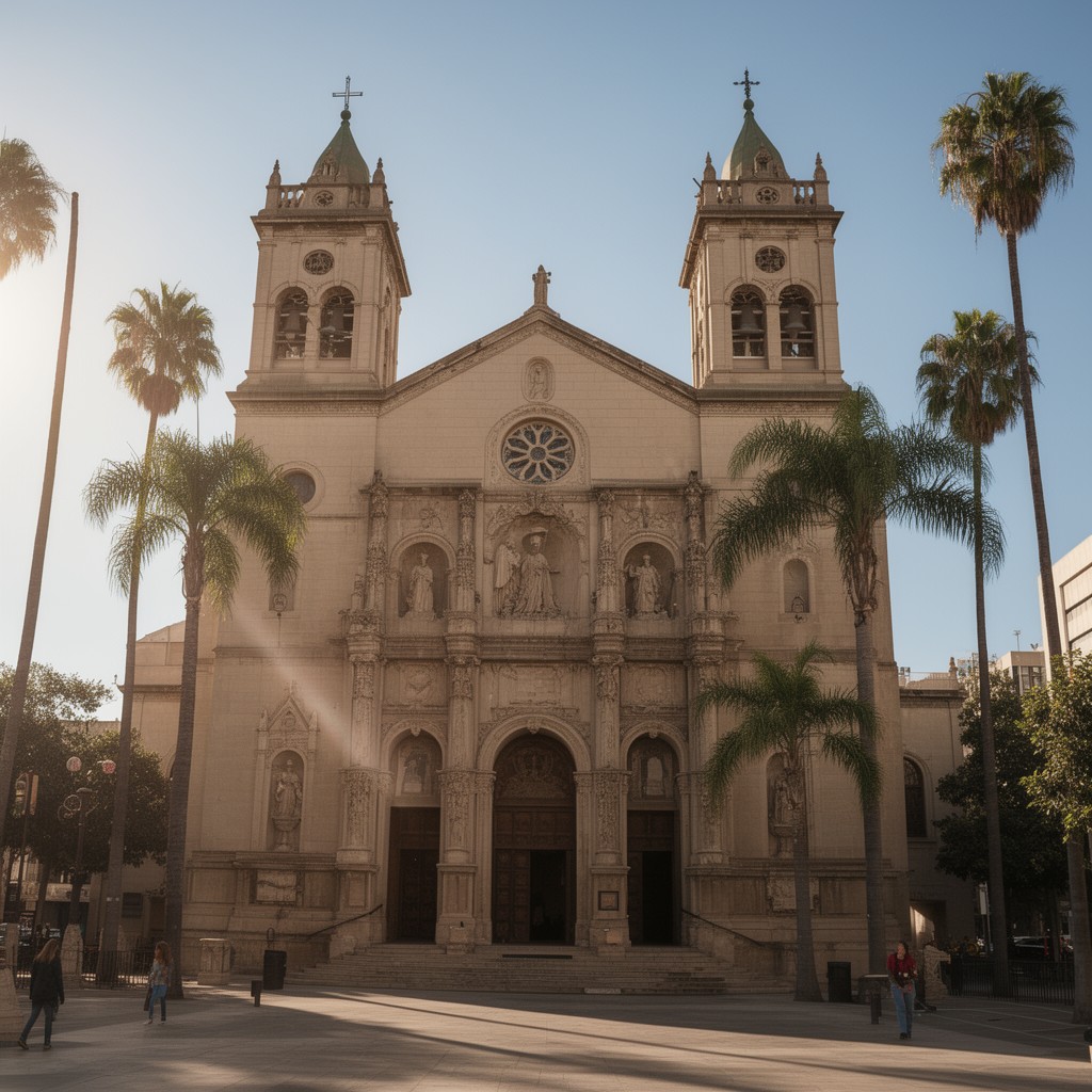 AI-generated illustration of Plaza Church