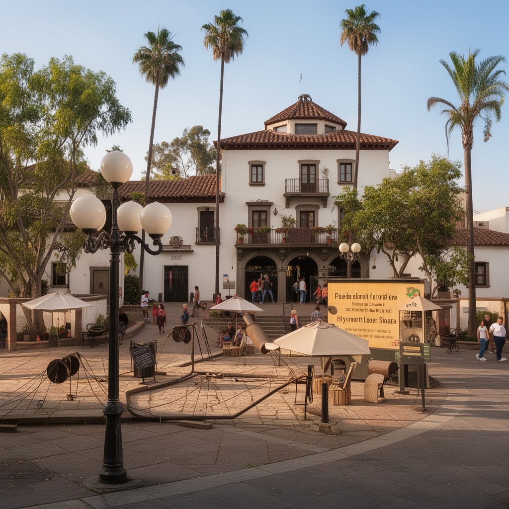 AI-generated illustration of El Pueblo de Los Angeles Historical Monument Authority