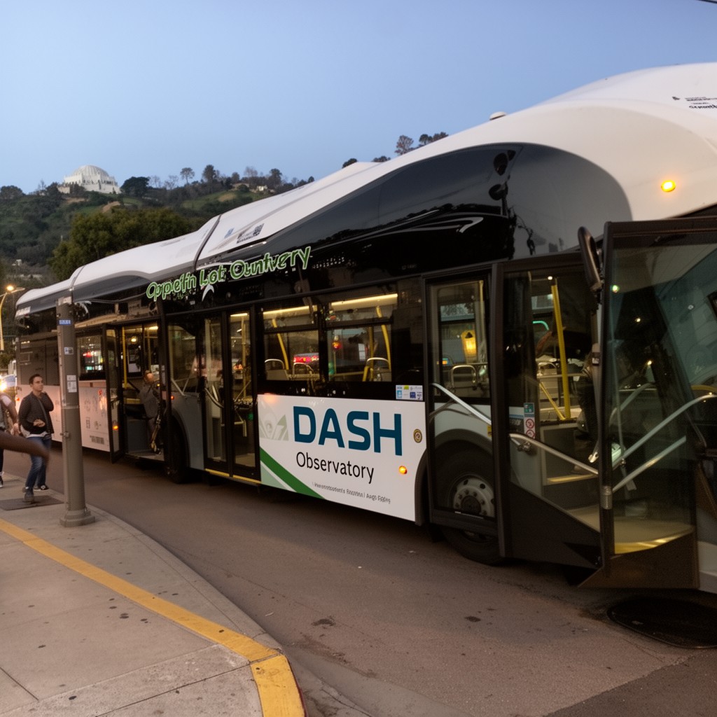 AI-generated illustration of DASH Observatory bus