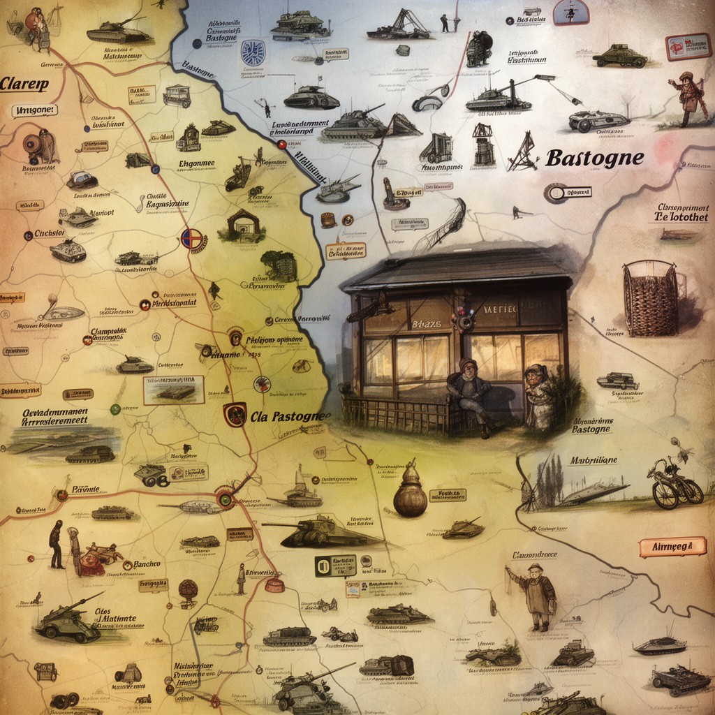 AI-generated illustration of Arrondissement of Bastogne