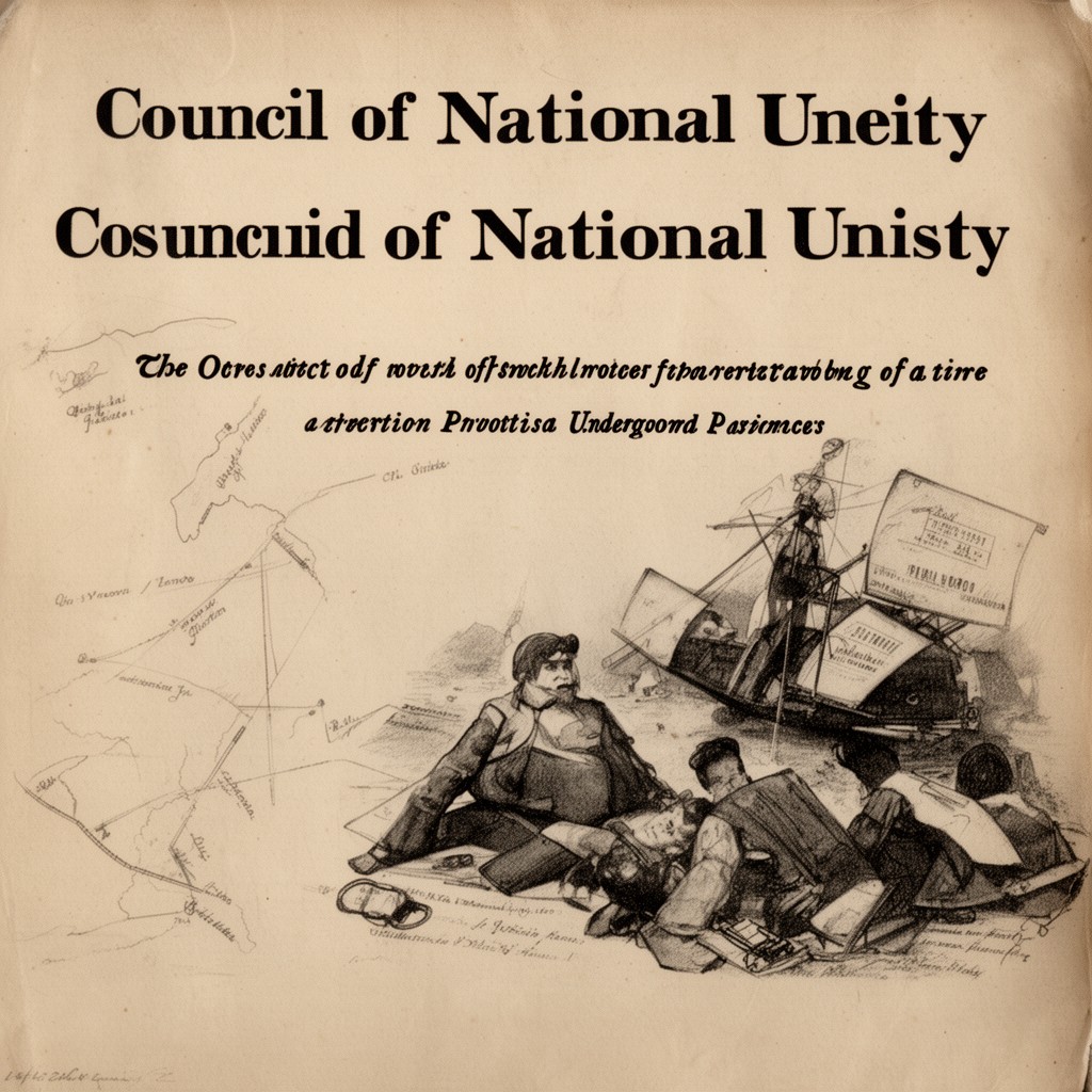 AI-generated illustration of Council of National Unity
