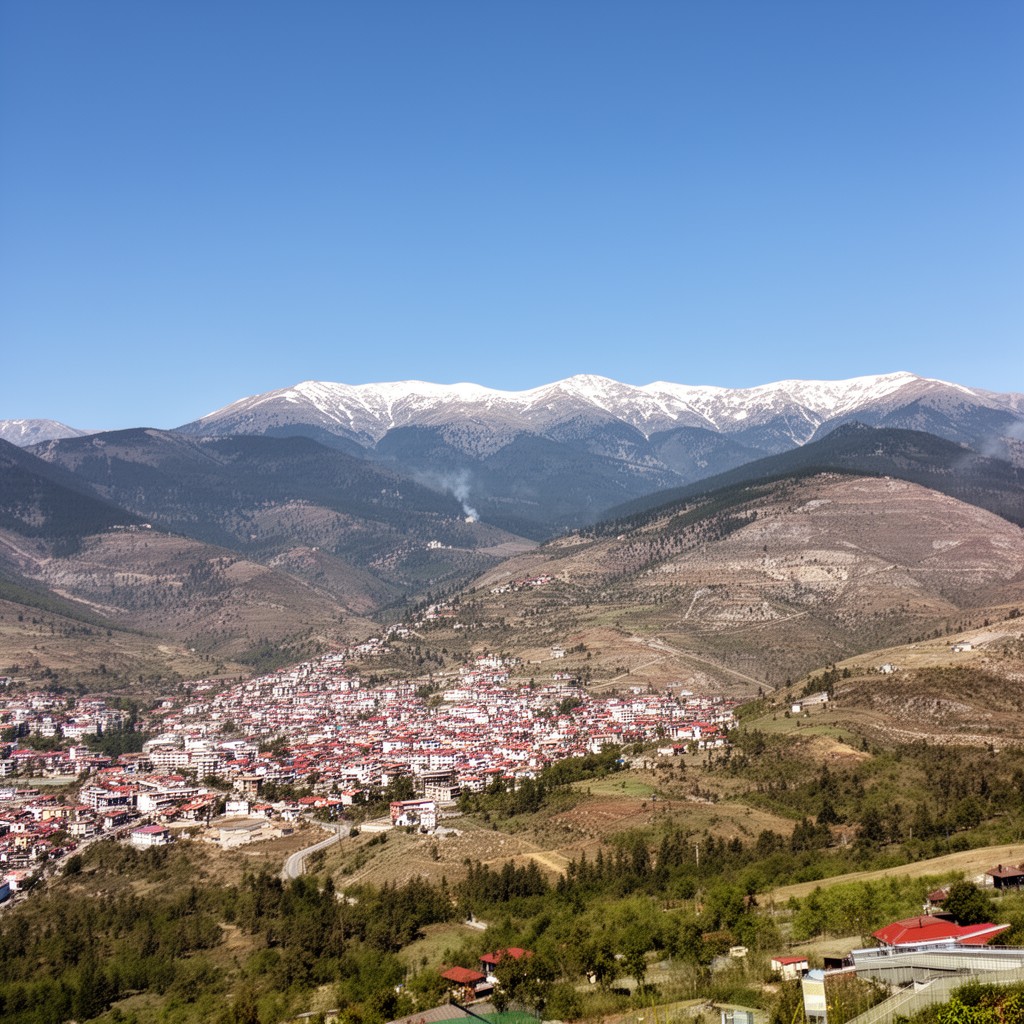 AI-generated illustration of Kosovo