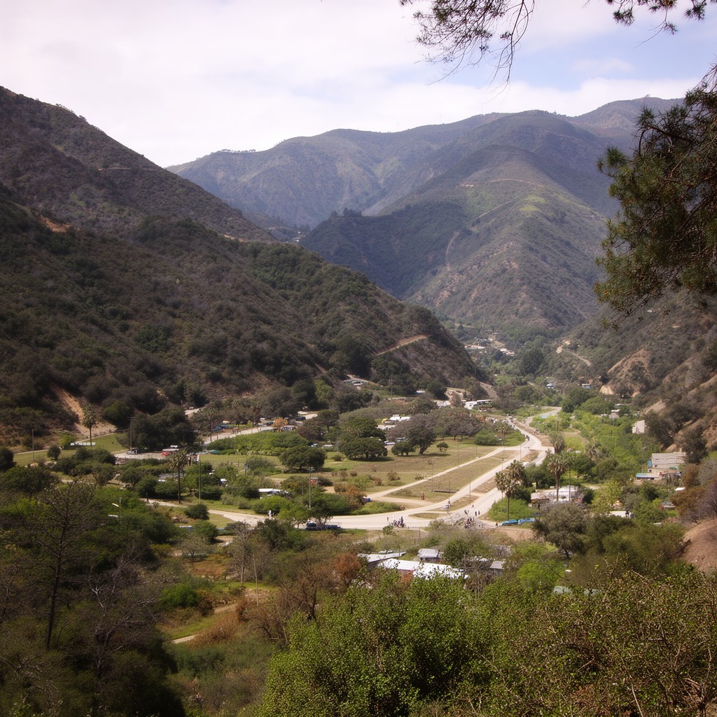 AI-generated illustration of Malibu Creek State Park