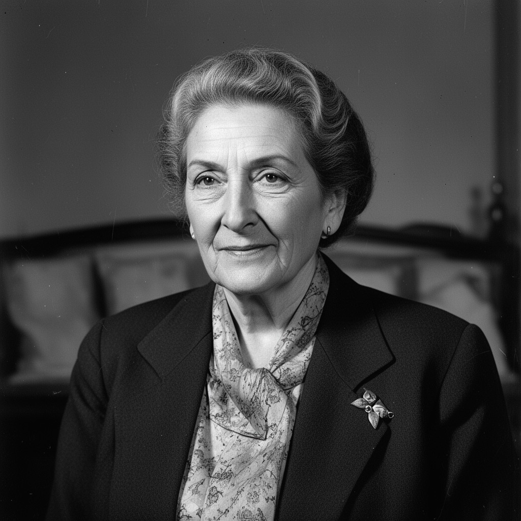 AI-generated illustration of Madge Gates Wallace