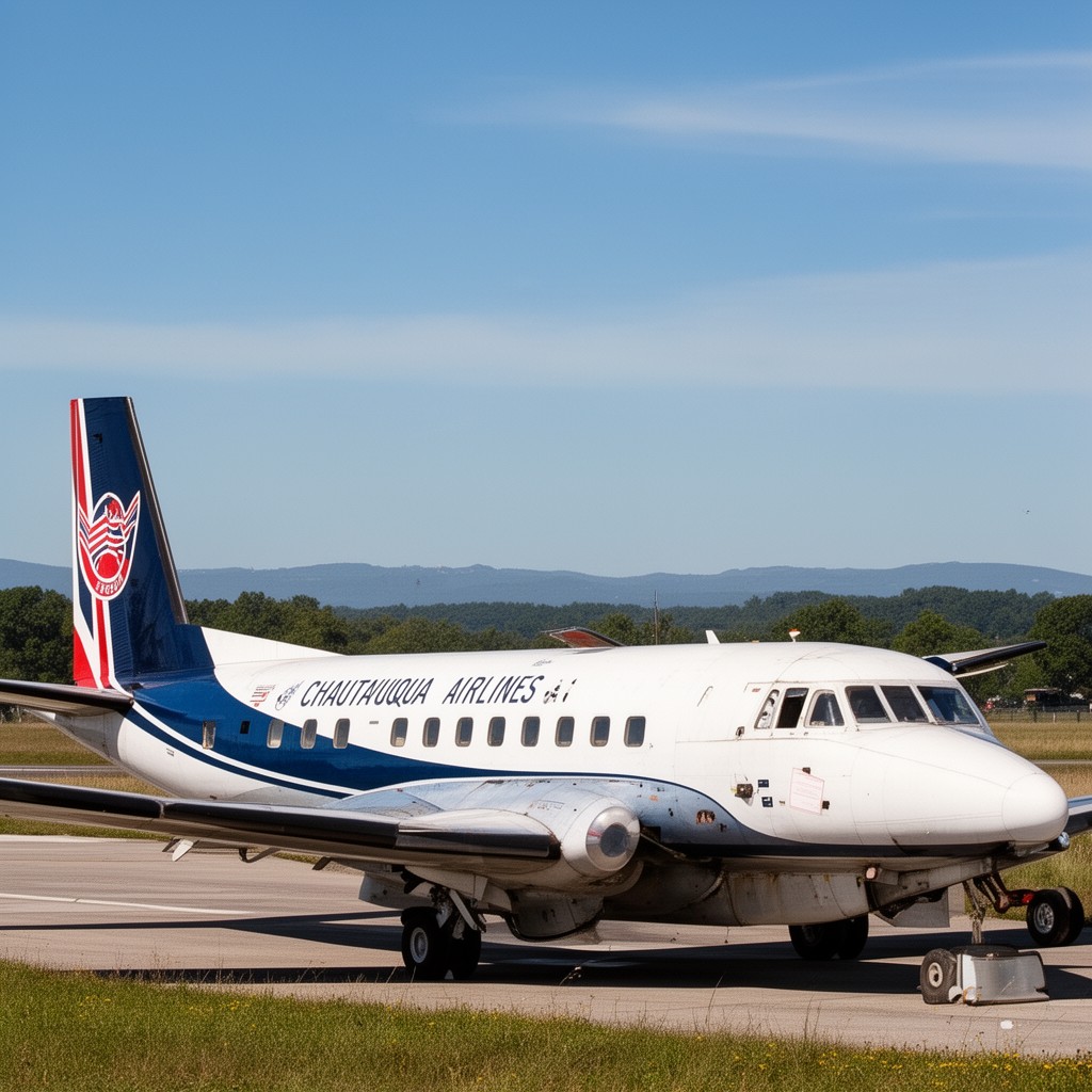 AI-generated illustration of Chautauqua Airlines (historically)