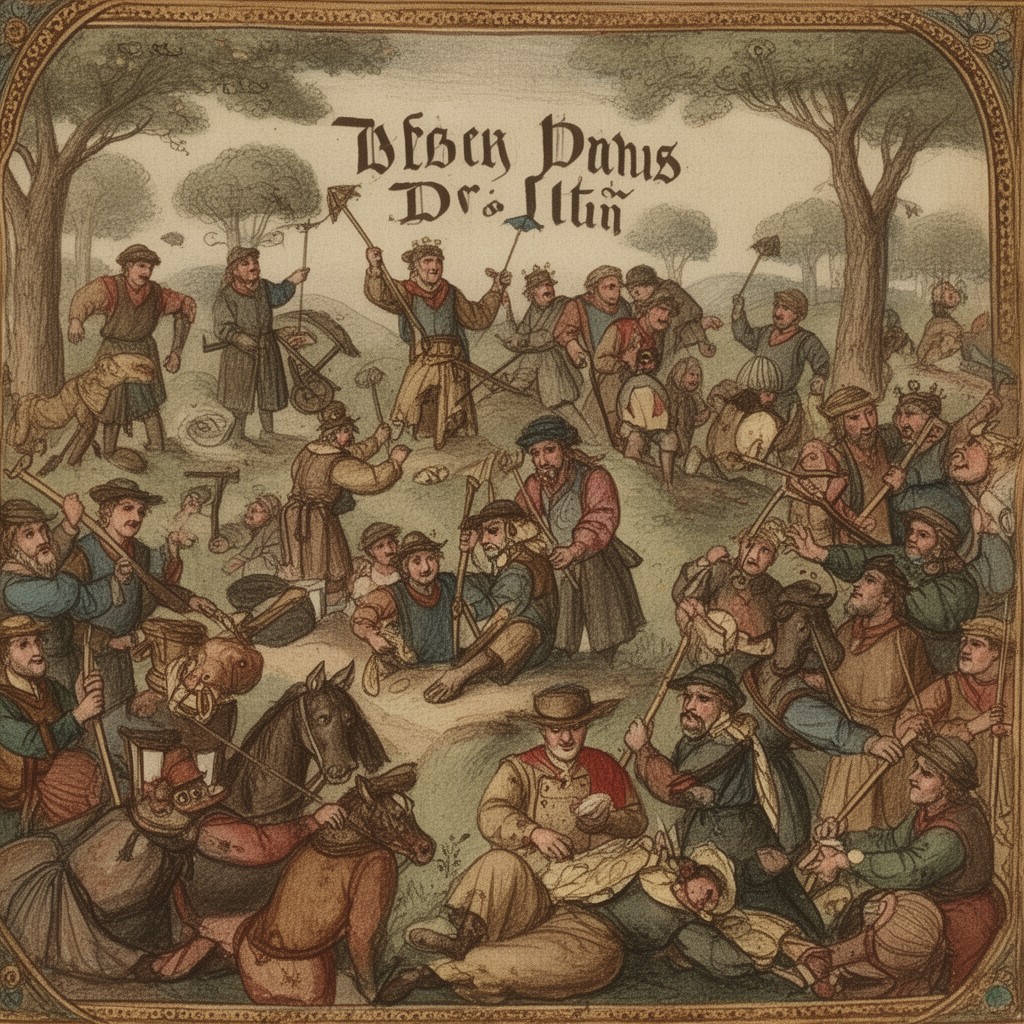 AI-generated illustration of Early Modern Irish