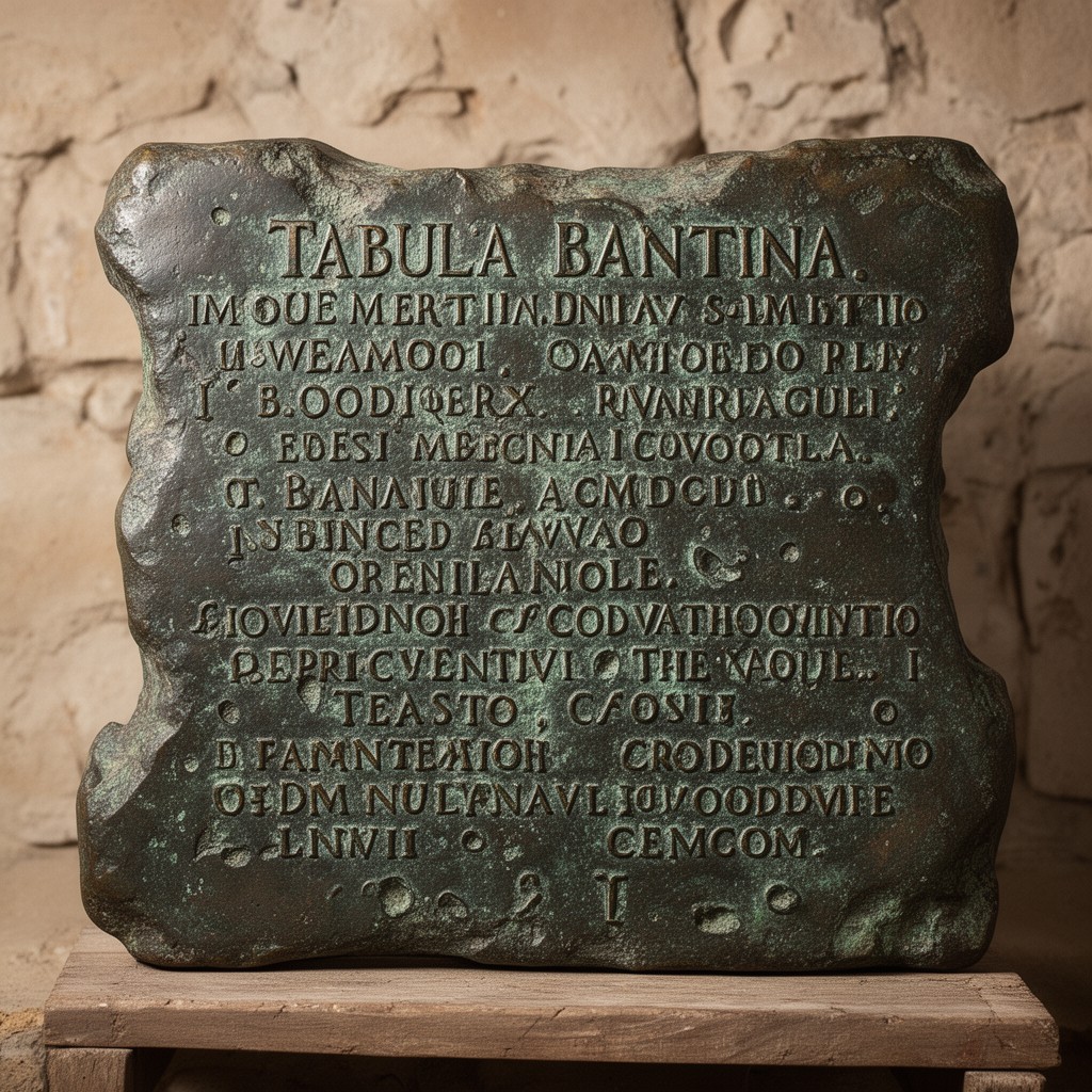 AI-generated illustration of Tabula Bantina