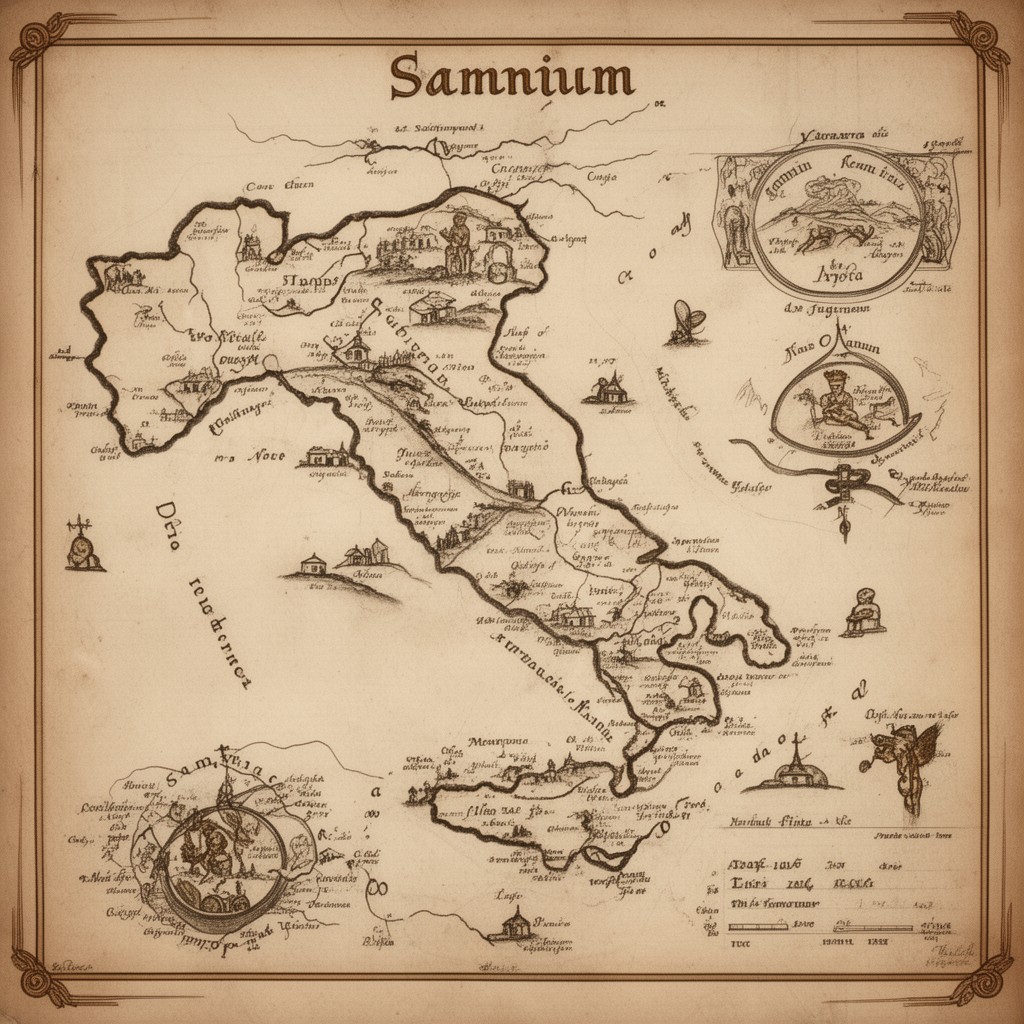 AI-generated illustration of Samnium