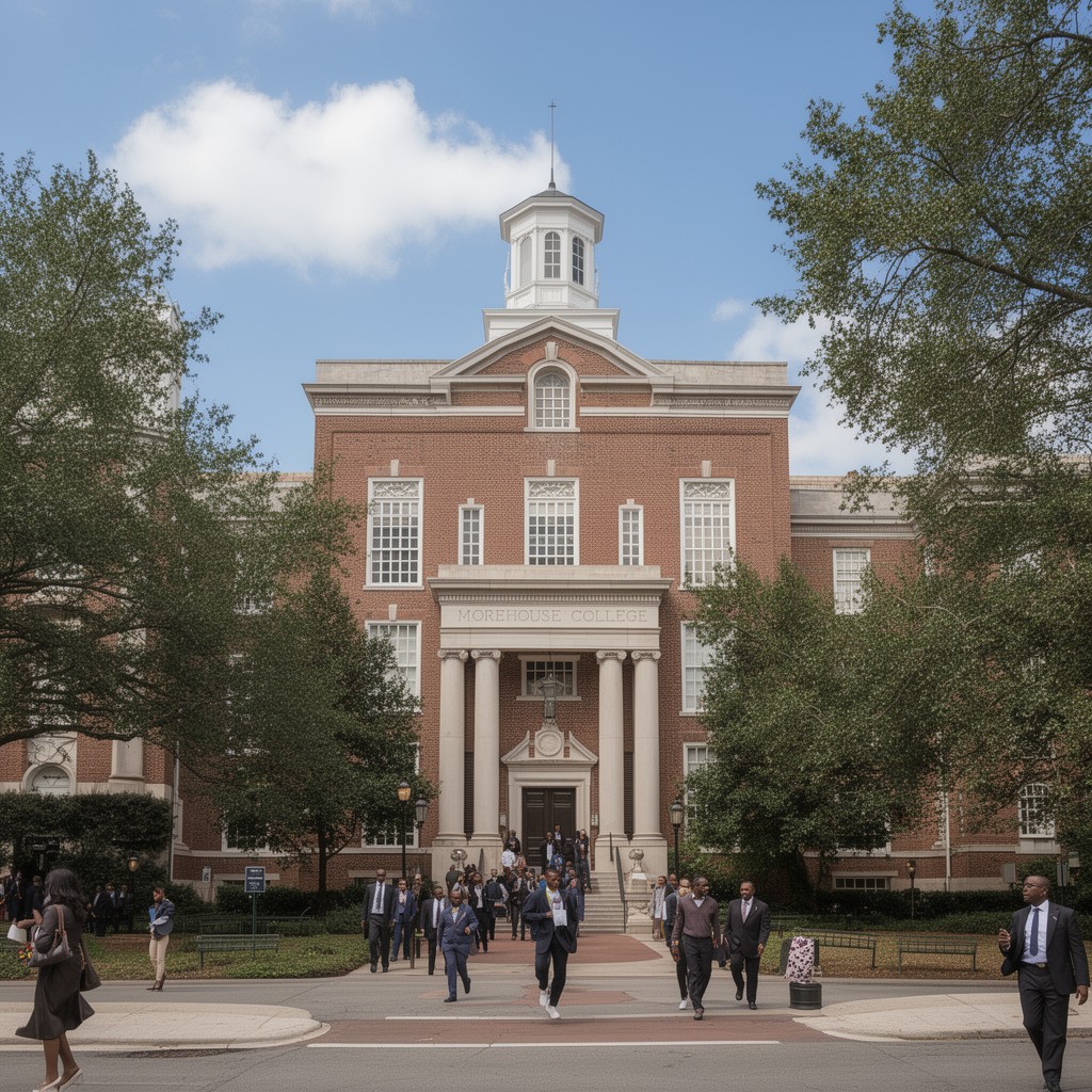 AI-generated illustration of Morehouse College