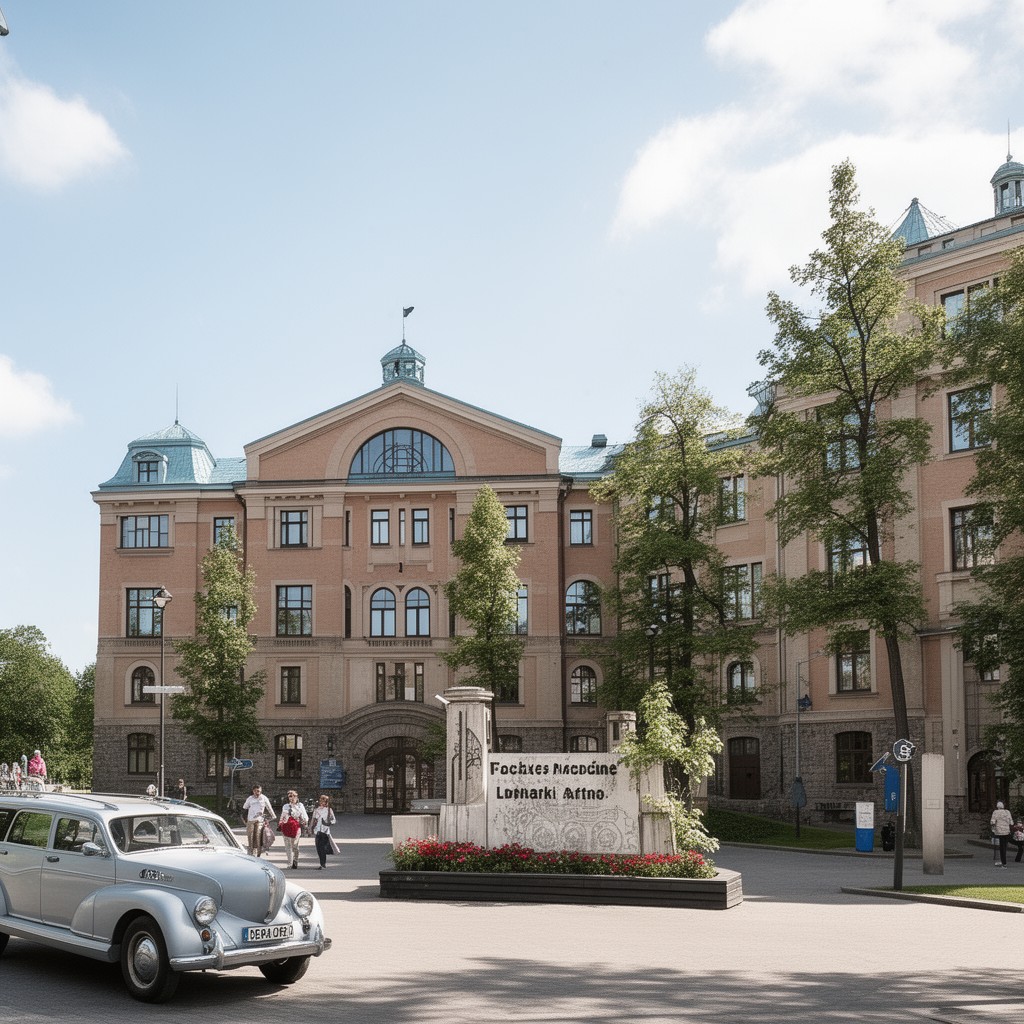AI-generated illustration of Faculty of Medicine