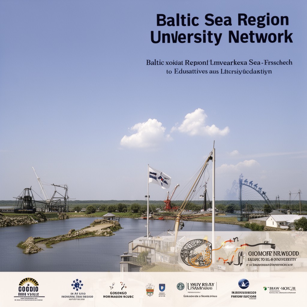 AI-generated illustration of Baltic Sea Region University Network