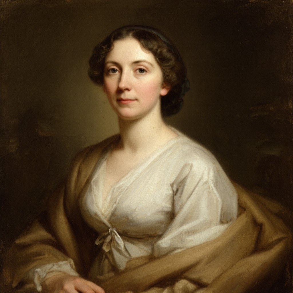 AI-generated illustration of Susannah Darwin