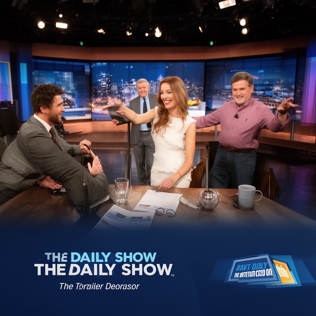AI-generated illustration of The Daily Show