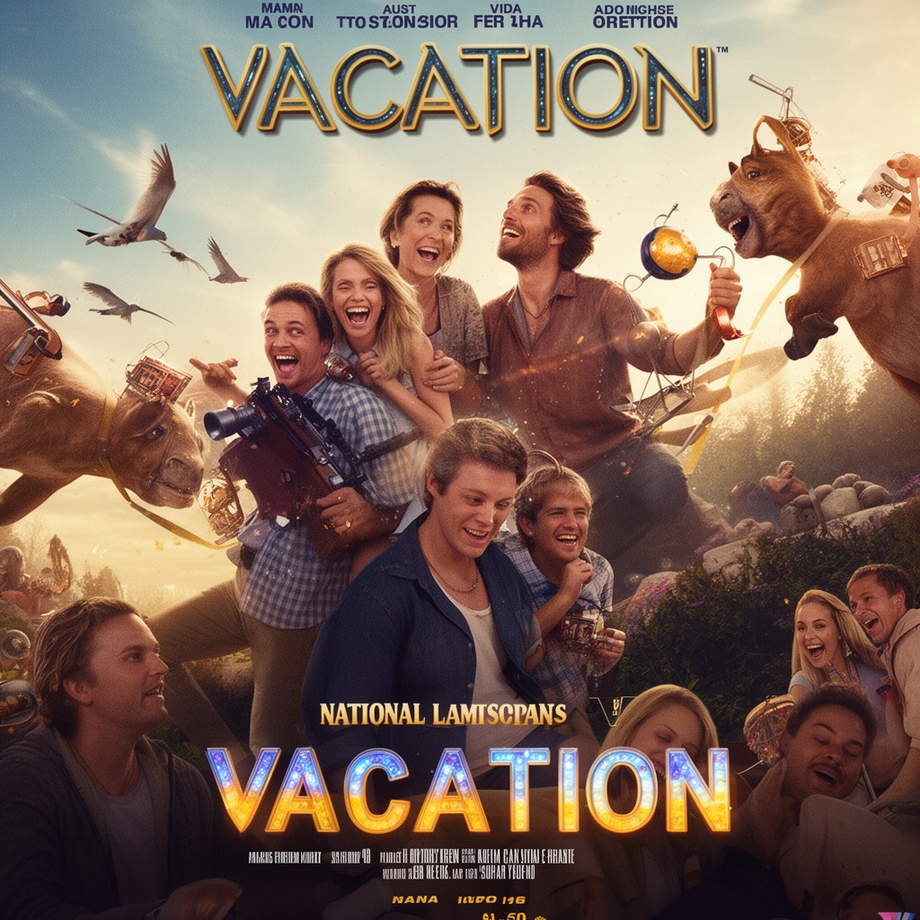 AI-generated illustration of Vacation (2015 film)