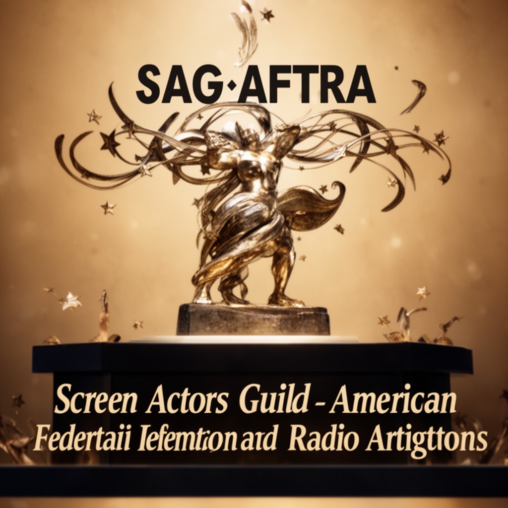 AI-generated illustration of Screen Actors Guild‐American Federation of Television and Radio Artists