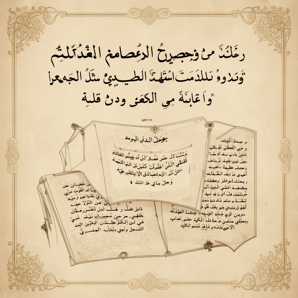 AI-generated illustration of Colloquial Arabic