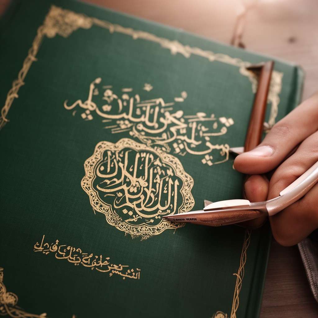 AI-generated illustration of Sahih al-Bukhari