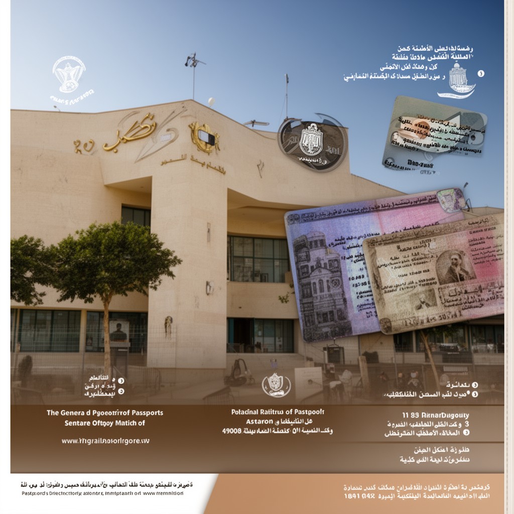 AI-generated illustration of General Directorate of Passports, Immigration and Nationality