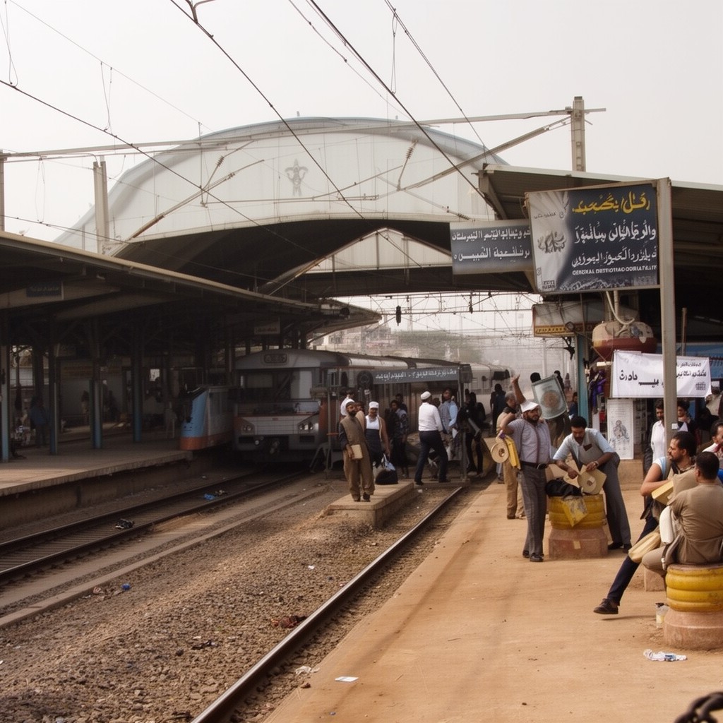 AI-generated illustration of General Directorate of Railway Police