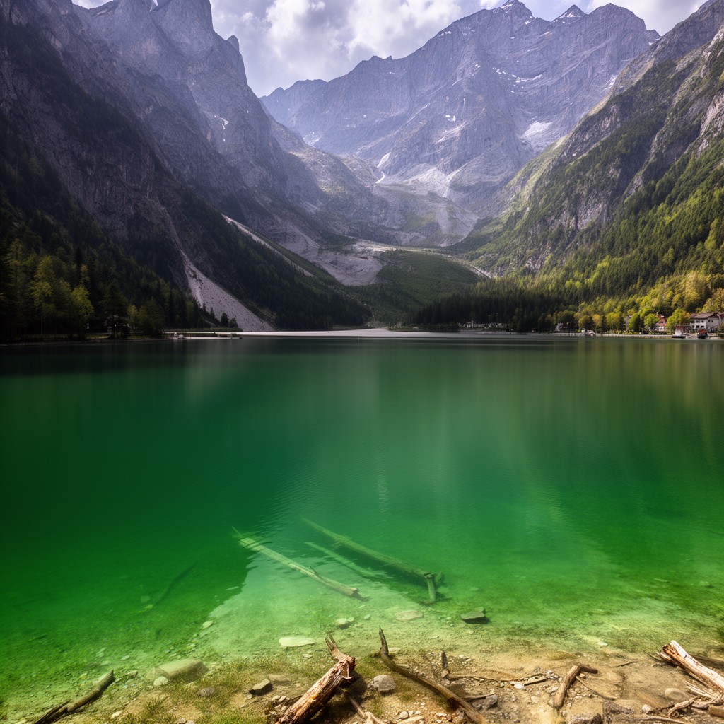 AI-generated illustration of Königssee