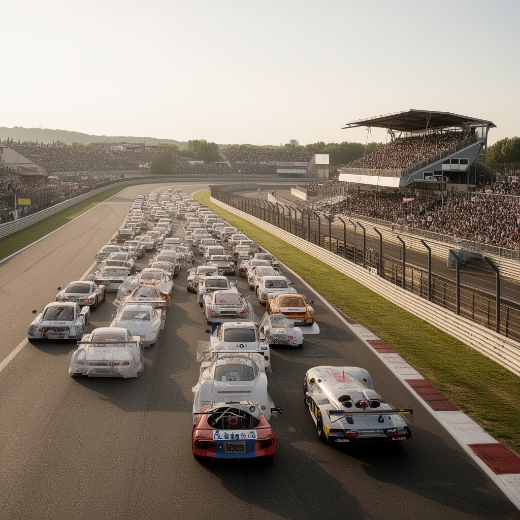 AI-generated illustration of Le Mans
