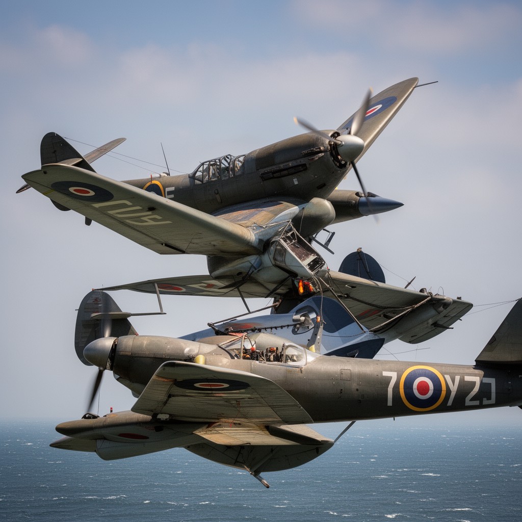 AI-generated illustration of Fairey Firefly