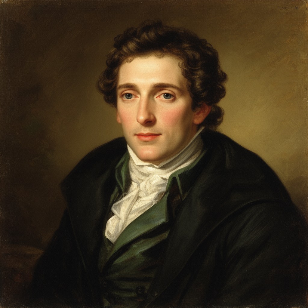 AI-generated illustration of Percy Bysshe Shelley