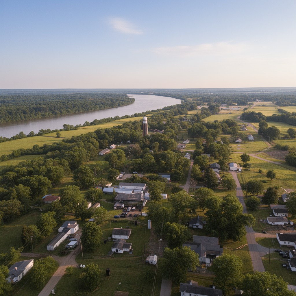 AI-generated illustration of Meade County, Kentucky
