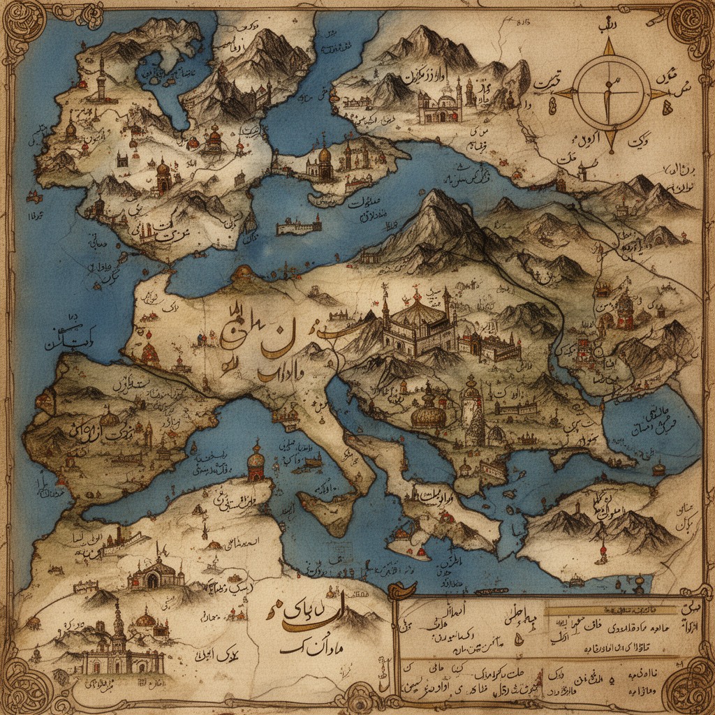 AI-generated illustration of Safavid Empire