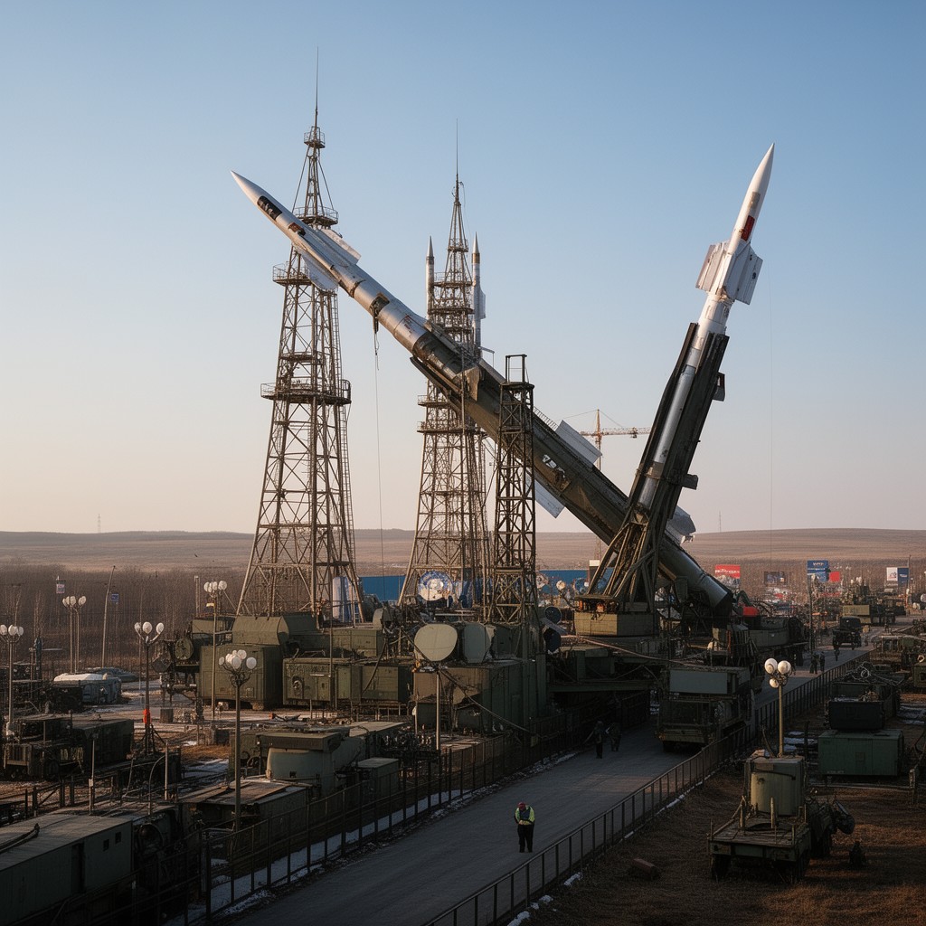 AI-generated illustration of Soviet Strategic Rocket Forces