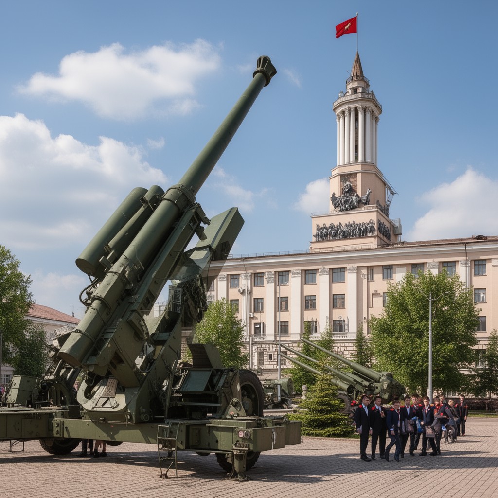 AI-generated illustration of Dzerzhinsky Artillery Academy