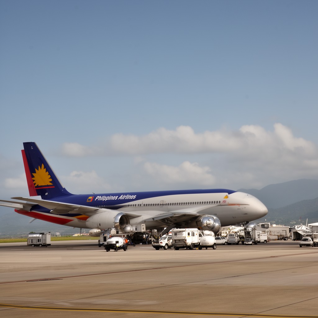 AI-generated illustration of Philippine Airlines