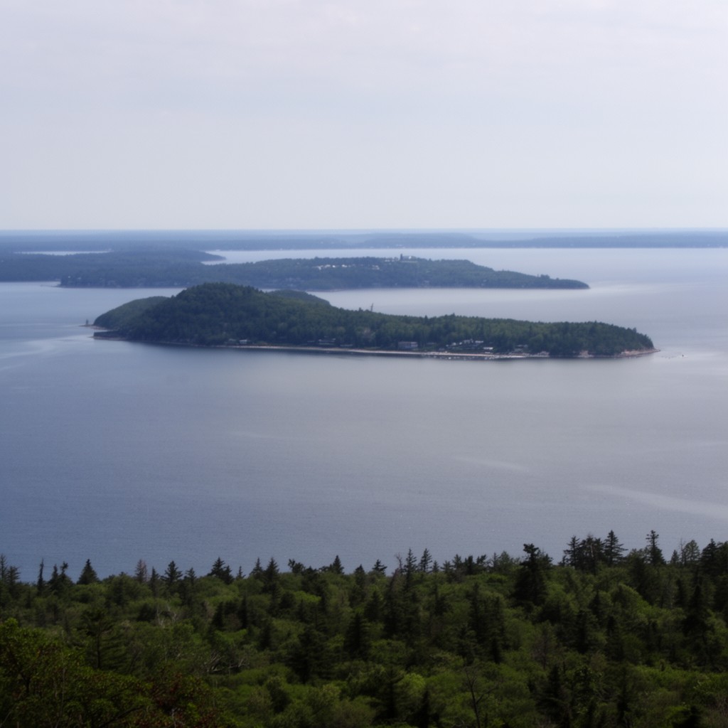 AI-generated illustration of Drummond Island