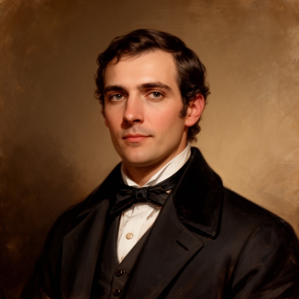 AI-generated illustration of Caleb Lyon